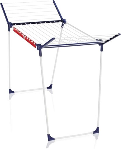 Leifheit Pegasus 180 Solid Wäscheständer mit Flügeln, stabil und rostfrei, geeignet für Innen- und Außenbereich