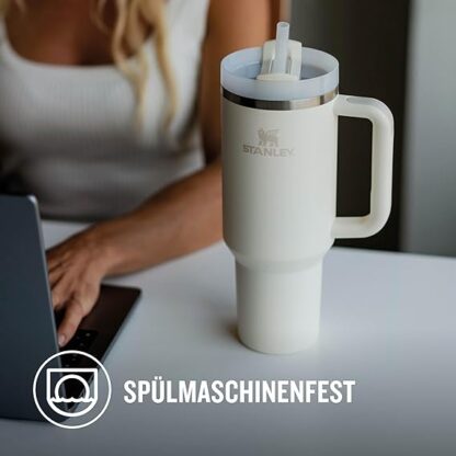 Stanley Quencher Thermobecher 1,2 L aus Edelstahl mit Strohhalm, BPA-frei, Bestseller auf Amazon